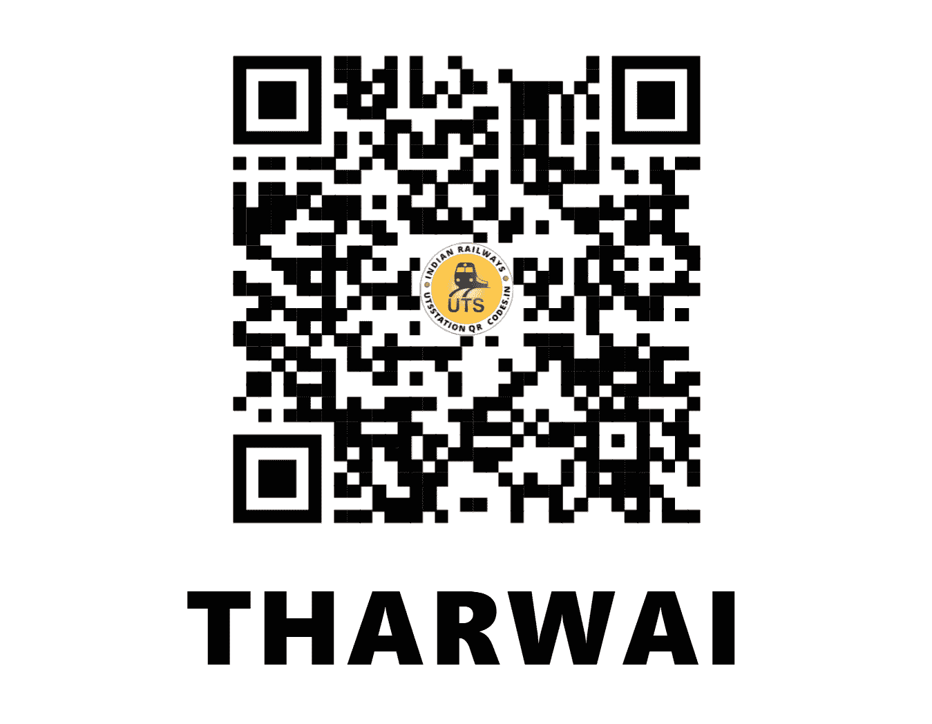 UTS QR Code for THARWAI - THW (NR - UTTAR PRADESH)